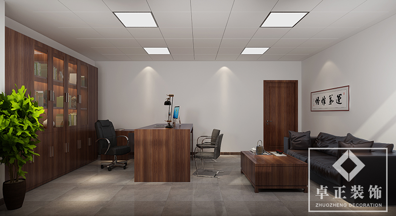 總經理辦公室裝修設計效果圖